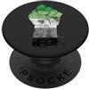 Aromantic Flag Peace Sign Tees Bandiera Aromantic Segno della pace PopSockets PopGrip Adesivo