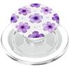 Floral Aesthetic Flower Botanical Gifts Fiori Floreali Fiori Acquerello Lavanda Viola Profondo PopSockets PopGrip per MagSafe