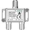 Axing BVE 2-01X - Distributore a 2 vie 4 dB 5-1800 MHz TV Data Internet TV via cavo