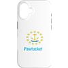 Rhode Island Cities & Towns Custodia per iPhone 16 Souvenir degli Stati Uniti Bandiera USA Pawtucket Rhode Island