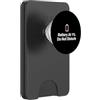 Social Battery Depletion Designs Batteria sociale introversa all'1% PopSockets PopWallet per MagSafe