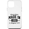 Born in Year Retro Style Custodia per iPhone 12 mini Parti originali Vintage Made in 1950 in edizione limitata