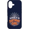 Web Spider Birthday Family Matching Part Custodia per iPhone 17 MAMAW of the Birthday GIRL Web Spider Halloween Party Tee Tee