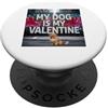 Maltipoo Puppy Lover PS My Dog Is My Valentine Maltipoo Street Graffiti Amante dei cani PopSockets PopGrip Adesivo