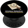 Cold Case And History Research Archive Detective amatoriale Risolvo Misteri Storici Investigatore PopSockets PopGrip Adesivo