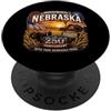 Nebraska U.S.A. 250th Anniversary by NLT USA 250° Anniversario Nebraska Pride PopSockets PopGrip Adesivo