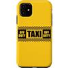CAB DRIVER TAXI FUN COSTUME APPAREL Custodia per iPhone 11 TAXI OFF DUTY SEGNO GIALLO TAXI CAB COSTUME