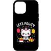 Lets Pawty Birthday Gifts For Girl and B Custodia per iPhone 12 Pro Max Let's Pawty Camicie Carino Gatto Gattino Pawty Ragazze Ragazzi Compleanno