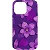 Floral Aesthetic Flower Botanical Gifts Custodia per iPhone 14 Pro Max Fiori Floreali Viola Profondo