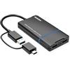 VALUE Adattatore display USB, USB tipo A+C, 2 x HDMI