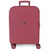 Pepe Jeans Accent Valigia da Cabina Bordeaux 40x55x20 cm Rigido ABS Chiusura TSA Integrata 44L 2.8kg 4 Doppie Ruote Bagaglio a Mano di Joumma Bags