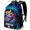 KARACTERMANIA Marvel Spiderman Skills-Zaino Fight 3.0, Nero, 31 x 41 cm, Capacità 22 L