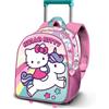 KARACTERMANIA Hello Kitty Unicorn-Zainetto 3D con Ruote Piccolo, Rosa, 26 x 34 cm, Capacità 7 L