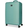 MOVOM Joumma Movom Timber Valigia Media Verde Turchese 48x68x27 cm Rigido ABS Lucchetto a Combinazione Integrato 72L 3.8kg 4 Doppie Ruote