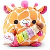 Snackles, peluche Serie 1 non da 35 cm di ZURU, peluche con accessorio snack (LOLA)