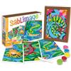 Sentosphère Sablimage 3908819 - Kit per pittura a sabbia per bambini, motivo: rettili e rana, fai da te, set creativo per pittura a sabbia dai 4 anni in su