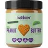 nut&me Burro di Arachidi Croccante 1kg | 100% Arachidi Tostate Senza Zuccheri Aggiunti | Peanut Butter Vegano Crunchy | Senza Glutine, Lattosio né Olio di Palma | Fonte di Proteine