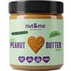nut&me Burro di Arachidi Liscio 1 kg| 100% Arachidi Tostate Senza Zuccheri Aggiunti | Peanut Butter Vegano Smooth | Senza Glutine, Lattosio né Olio di Palma | Fonte di Proteine