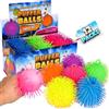 Bedwina Palline sensoriali neon gonfiabili, 12 pezzi, antistress per bambini | Palline terapeutiche, per sacchetti regalo, calze di Natale e bomboniere