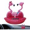 Generico Animale solare,Animali danzanti ad energia solare - Figura decorativa di fenicottero da tavolo | Ornamenti di San per la scrivania del cruscotto 'auto, per la decorazione 'auto con