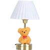 Zunate Lampada da Tavolo con Orso per Casa delle Bambole, Lampada da Scrivania a LED Mini Accessori Decorativi per Casa delle Bambole, Lampada a LED in Scala 1: 12 Lampada da Comodino