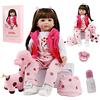 ZIYIUI Bambole Reborn Femmina 60cm 24 Pollici in Silicone Morbido Vinile Reborn Neonatale Simulazione Bello Bambole Reborn Originali Vita Reale Toddler Regali Natale Reborn Baby