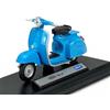 Generisch Modello Moto Compatibile con Vespa 150CC Blu Con Base 1:18 1/18 Metallo Modello Il Cast Nuovo In Scatola 12848