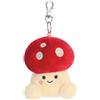 AURORA Palm Pals 34063 - Fungo Amanita con clip, 10 cm, colore: rosso e beige
