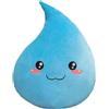 Générique Peluche Goccia d'Acqua, Peluche Morbido Cuscino Coccolare del Fumetto Regalo per Ragazzi e Ragazze Decorazione della Casa (25CM/9.8IN)