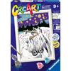 Ravensburger CreArt: Unicorni innamorati - Dipingere con i Numeri per Bambini 9+ Anni, Kit Pittura con Tavole, Cornice, Pennello e Colori Inclusi, 14 x 19 cm, Idee Regalo