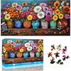 Zariocy Puzzle 1000 Pezzi Arte Floreale Retrò per Adulti - Forme Irregolari, Base Antipolvere - per i Momenti in Famiglia, Appassionati di Puzzle