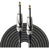 Stagg SGC10DL Cavo Pro-Serie per Strumenti Musicali da Jack, Dritto - Deluxe, 6,3 mm a Jack 6,3 mm, 10m, Nero