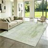 WUTONG Tappeto Salotto 160x230cm,Verde Moderno Morbido Tappeto Camera da Letto Lavabile,Astratto Pelo Corto,Antiscivolo per Soggiorno Ufficio Cucina