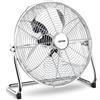 Dimensione Elettronica S.R.L. Ventilatore Industriale ZephirPF45CR da Pavimento 45 cm 120W 3 Velocità Inclinazione Regolabile Struttura in Metallo Cromato, Silenzioso Ideale per Casa Ufficio e Ambienti di Lavoro