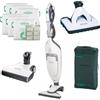 DG Service VORWERK FOLLETTO VK220s Rigenerato Come Nuovo - Aspirapolvere Scopa Elettrica Con Filo con HD65, Filtro, 6 Sacchetti, 6 Profumini (Dotazione Completa + EB420 + SP600 + Sacca Accessori + Detergente)