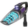 CLEANmaxx Aspirapolvere a mano - senza fili, potente 2000 mAh, con contenitore per polvere da 600 ml, ricaricabile, portatile, mini aspirapolvere con filtro EPA e luce LED