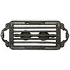 Sungmor Supporto per scaldapiatti per teiera in ghisa resistente per supporto per tealight | Stufa decorativa Tealight Warmer per Villa Yard Balcony-Rectangle
