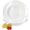 MamboCat Bianco - Set di 2 piatti per pasta, Ø 30 cm, 600 ml, piatti da pasta, insalata, antipasti e zuppe, piatti per pasta