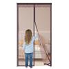 Famoum Zanzariera Magnetica per Porte 140x230cm,Tenda Magnetica Facile da Installare, Zanzariere Magnetica Anti Zanzare con Calamita, Chiusura Automatica per Casa, Ufficio e Balcone,Marrone