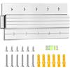 ddckj 1 Coppie Staffe A Z Alluminio Resistente per Foto 30cm Ganci per Specchiera Pesante con Viti per Telai, Specchi, Testate, Pannelli e Scaffali Pesanti
