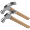 KEILEOHO Martello da carpentiere con manico in legno, 236 g, mini martello per riparazioni domestiche, fai da te, 0,25 kg, 2 pezzi