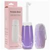 Milifox Bidet Portatile da Viaggio - 400ml Portatile Bidet,Bidet in Bottiglia Prova di Perdite con Coperchio,Peri Bottle di Pulizia Personale per la Cura del Perineo,Pulizia Post-Partum(Viola)