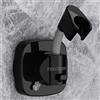 FERCOSEN Supporto Doccia Orientabile 360° Con Ventosa | Portata 10 kg, Montaggio In Secondi | Supporto Antiscivolo Resistente Alla Ruggine (Nero)