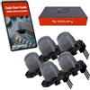 AZDelivery 5X SR602 Mini Sensore di Movimento PIR 3,3-15V - Modulo Sensore IR a infrarossi per Arduino, rilevamento 100°, raggio di 5 m, mini sensore di movimento per Raspberry Pi, HC-SR501