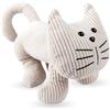 Bestlivings Fermaporta (beige) gatto 25 x 20 cm, decorazione di peluche pesante (1000 g) per interni, fermaporta finestra, cameretta dei bambini