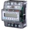 ETTROIT - CONTATORE ENERGIA ELETTRICA TRIFASE SU GUIDA DIN 220V - 380V 5-80A 4 MODULI