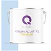 Q-COVER Voc - Vernice in lattice, lavabile, 5 l (circa 35 m²), colore Azzurro chiaro, colore per interni, colore da parete, classe 2, colore opaco, per chi soffre di allergie, resistente all'abrasione