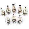 Tocekat 8 Pezzi Ugello per Pistola Termica, 3mm~12mm Pistola di Calore Ugelli Kit Ugello a Pistola ad Aria Calda in Acciaio Inossidabile per Strumenti di Riparazione Stazione di Saldatura Ad aria