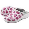 JOMIX Zoccoli Sabot Donna Comodi Ciabatte da Casa Tomaia Floreale Plantare Morbido Suola Antiscivolo Silenziosa Leggeri Facili da Indossare Zeppa Bassa 4.5 cm, ITD2210, Girasole, 36 EU