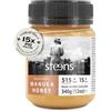 Steens Miele di Manuka - MGO 515+ - Puro Miele Manuka grezzo 100% certificato UMF 15+ - Invasettato e sigillato in Nuova Zelanda - Manuka Honey - 340 g